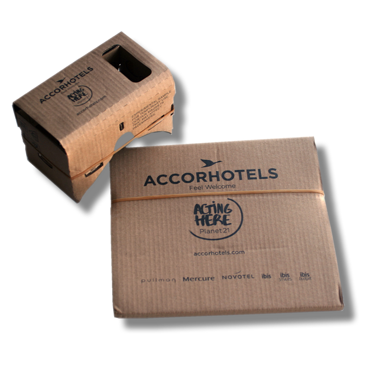 Cardboard VR accor hotels